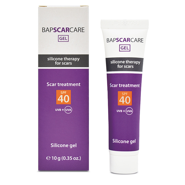 BAPSCARCARE litteken siliconengel met SPF 40