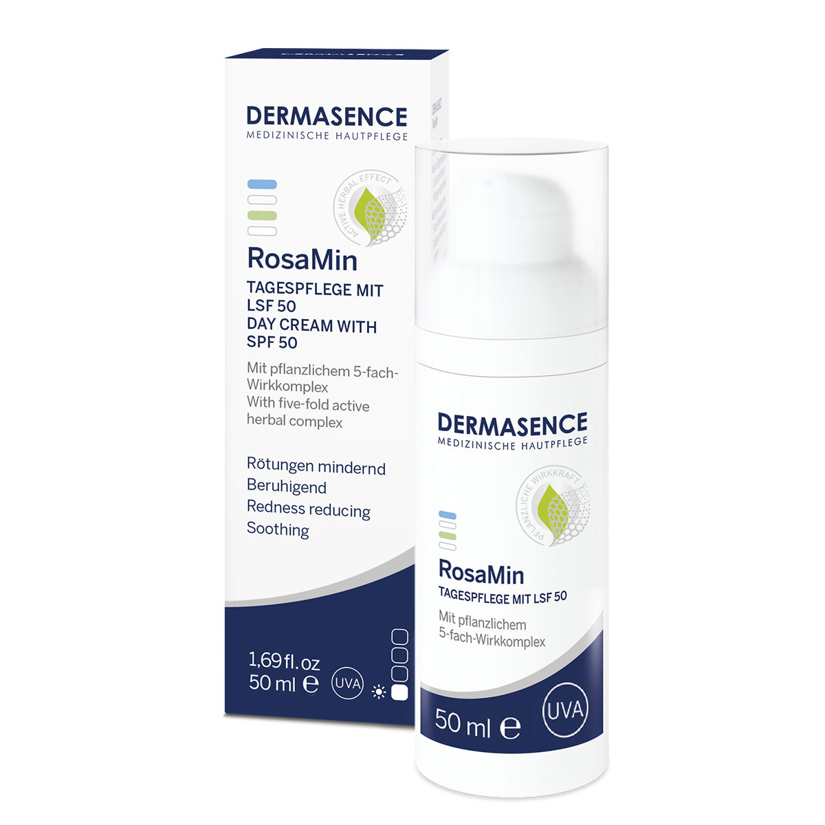 Dermasence RosaMin Tagescreme LSF 50