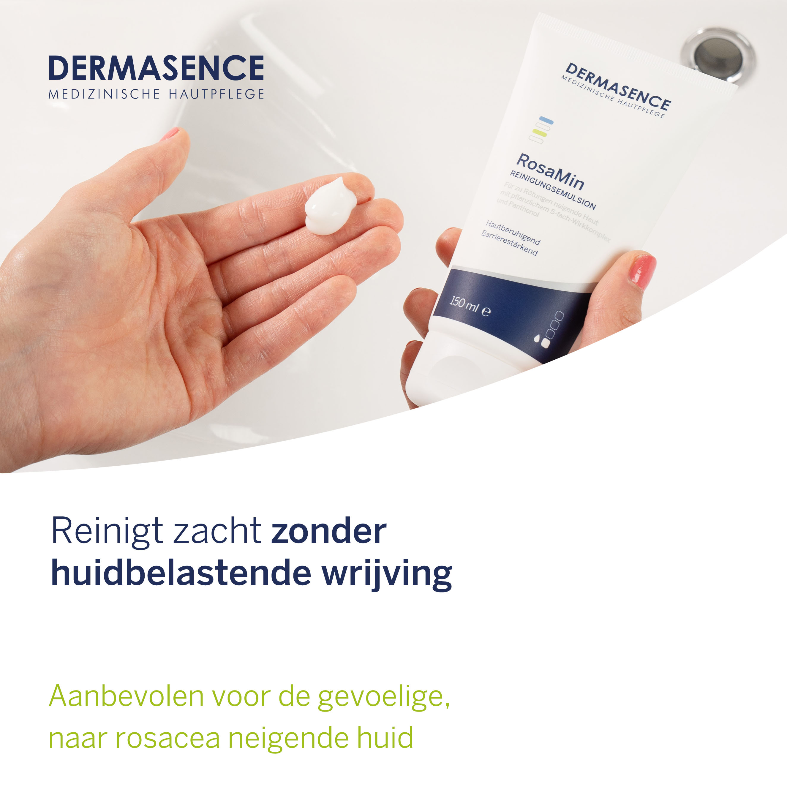 Dermasence RosaMin milde gezichtsreiniger