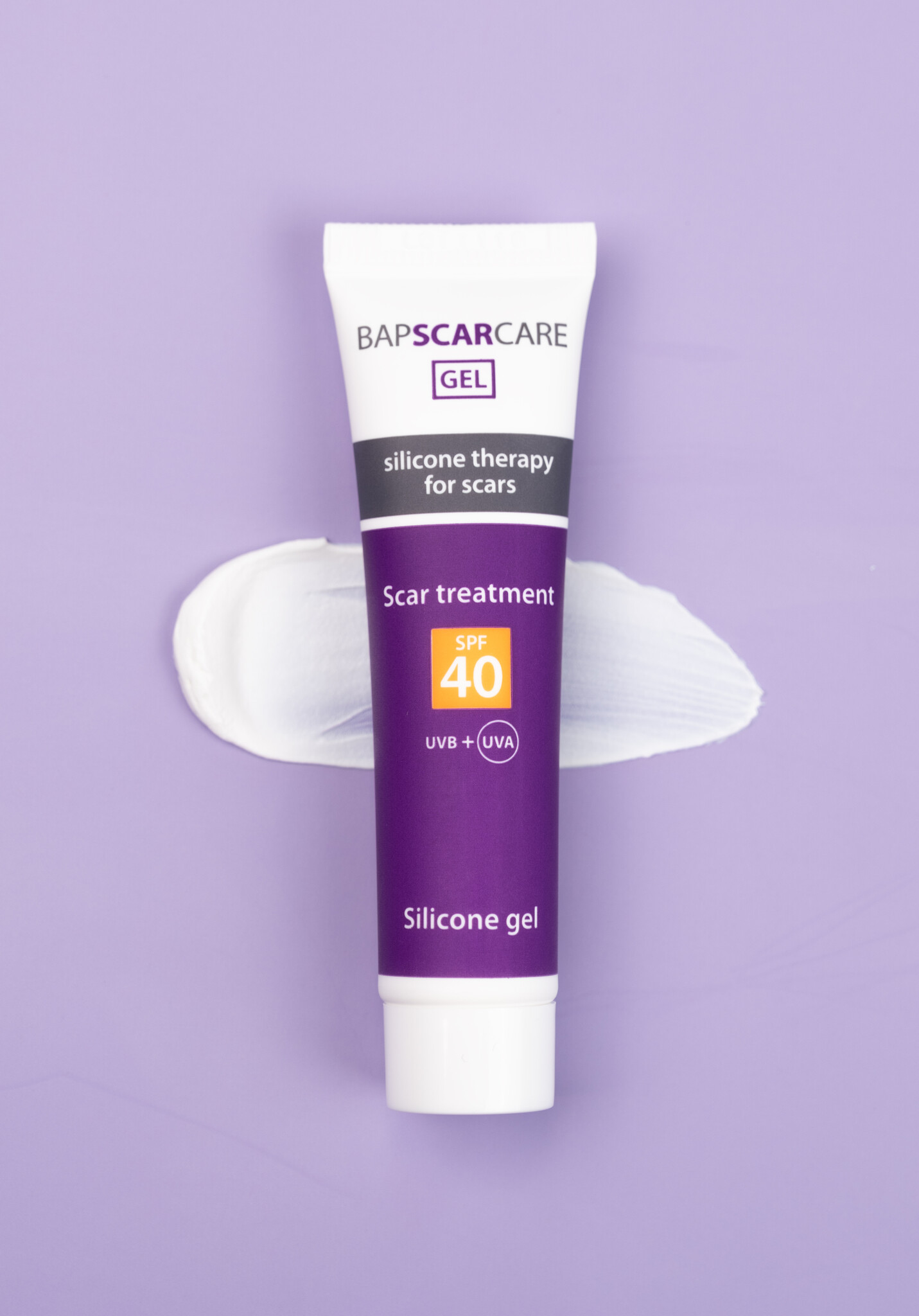 BAPSCARCARE litteken siliconengel met SPF 40