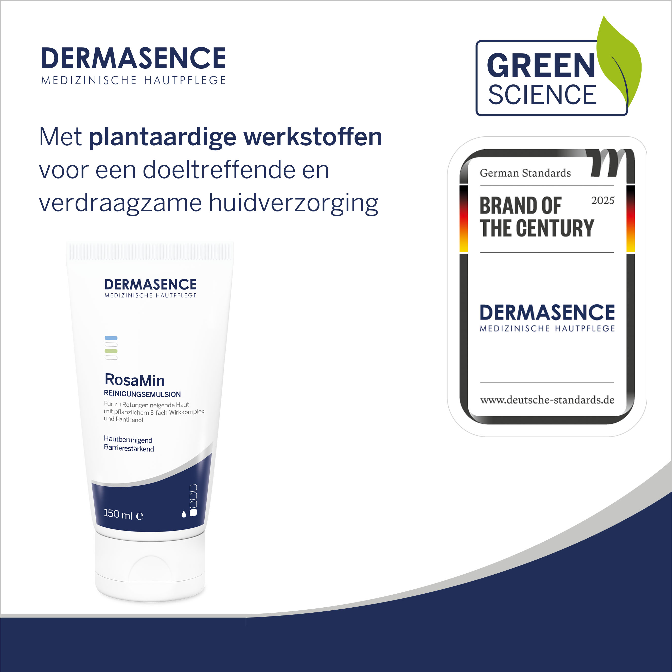Dermasence RosaMin milde gezichtsreiniger