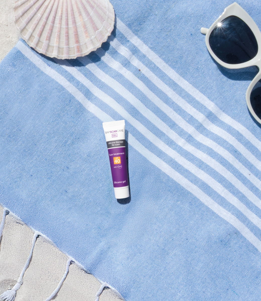 BAPSCARCARE litteken siliconengel met SPF 40
